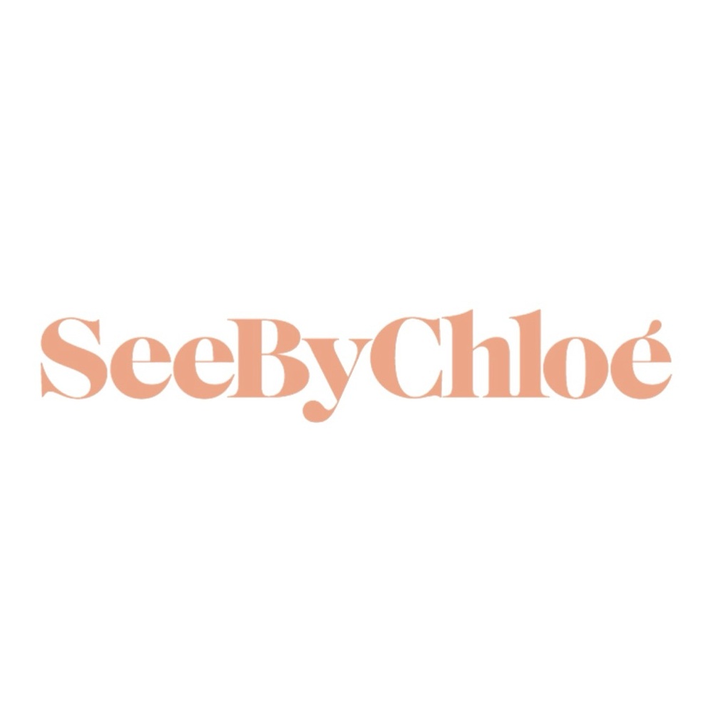 SEE BY CHLOE | XS / 2 | Square Neck Drop Waist Cotton Ruffle Mini Strap Dress